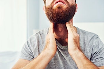 Man with strep throat visit urgent care