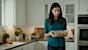 Woman concerned about the status of her leftovers